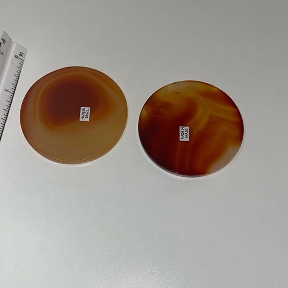 Carnelian Coaster set of Two - Picture 6 of 9